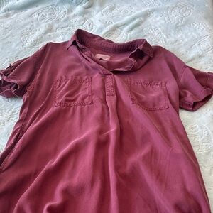 Universal Thread Burgundy Casual Dress